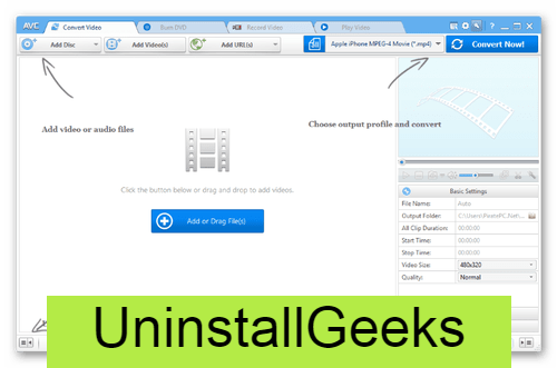 Uninstall Any Video Converter