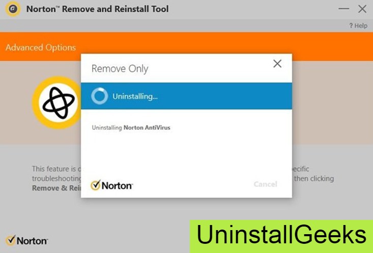 uninstall norton antivirus