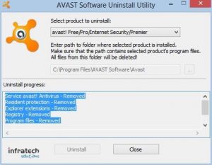 Avast Clear Uninstall Utility 23.9.8494 for mac download