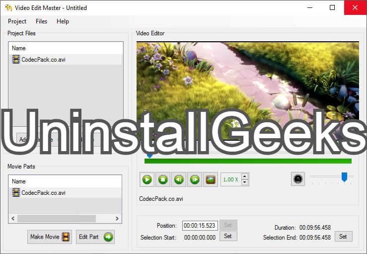 uninstall video edit master