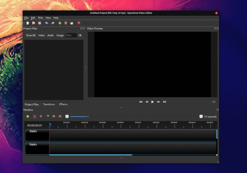 openshot video editor cant hear audio
