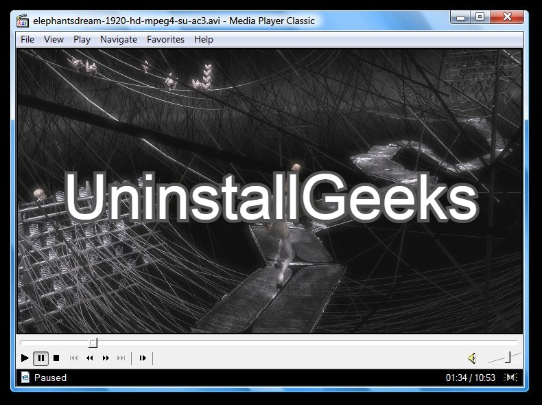 Uninstall Media Player Classic