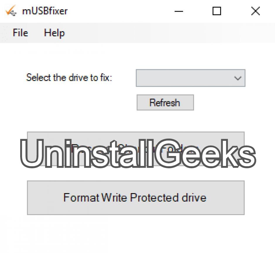 Uninstall mUSBfixer