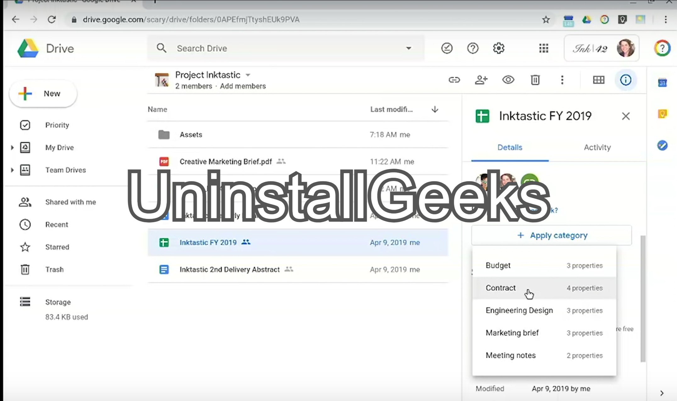 Uninstall Gmail Drive