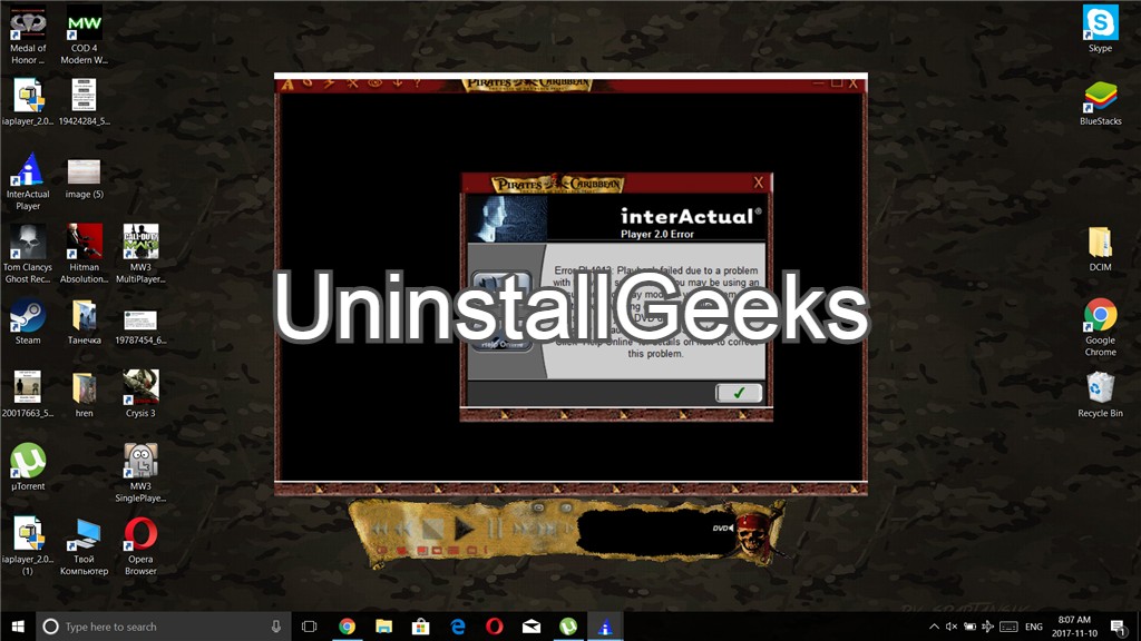 Uninstall InterActual Player