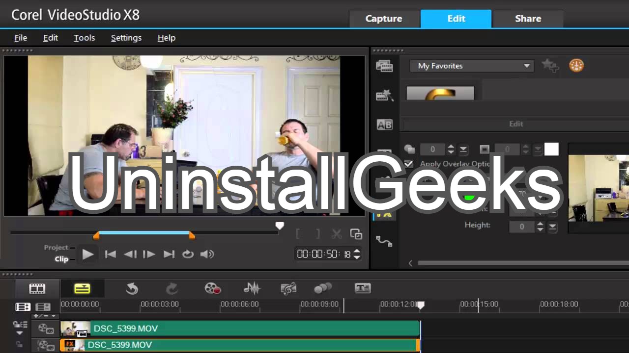 Uninstall Corel VideoStudio