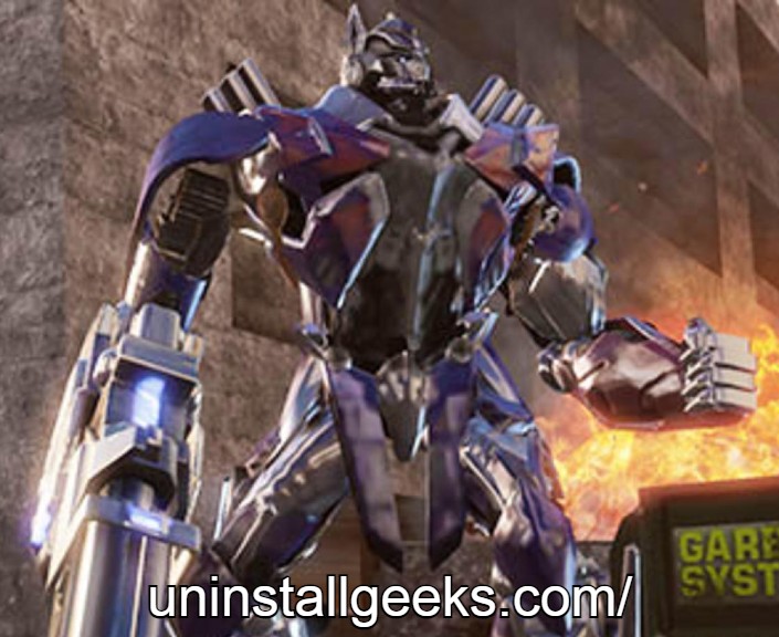 Uninstall Transformers: Rise of the Dark Spark