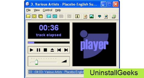 Uninstall VUPlayer CD Player