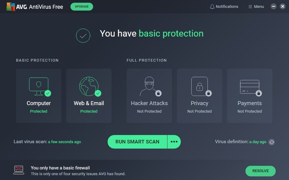 Uninstall AVG AntiVirus Free