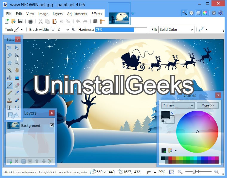 uninstall Paint.net