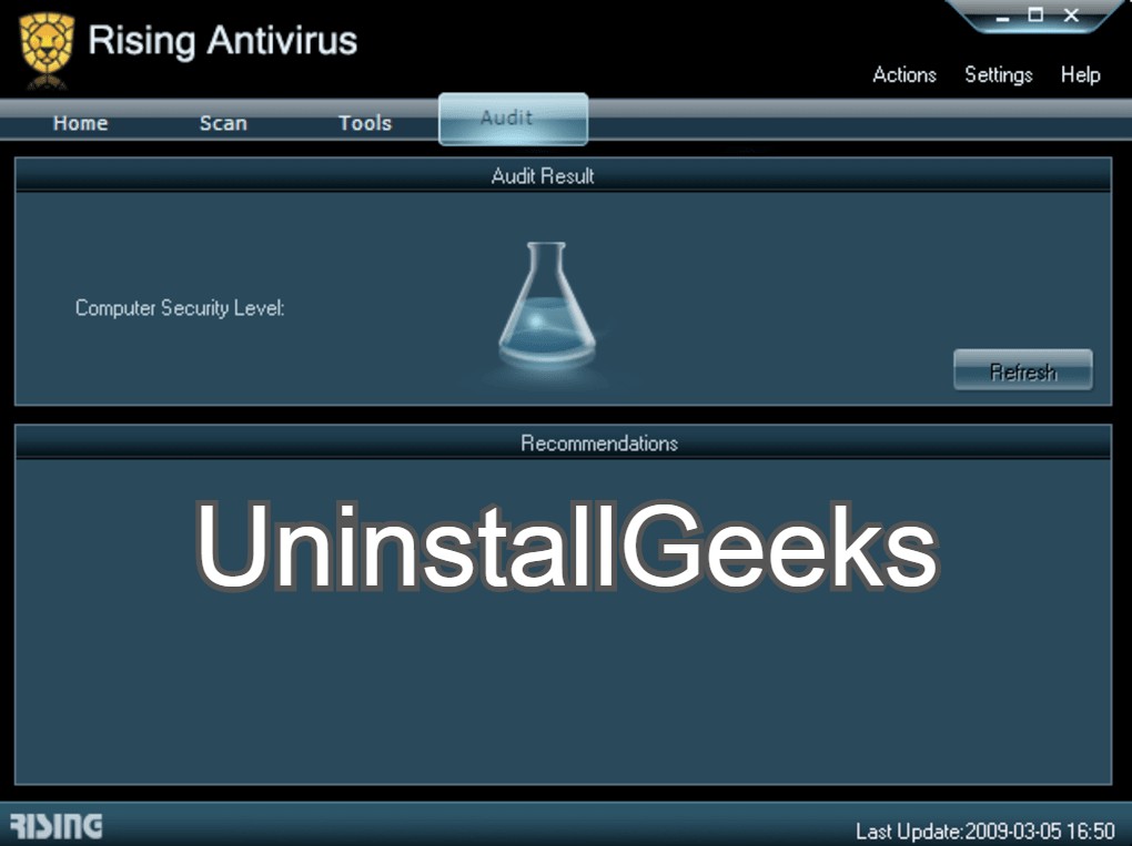 Uninstall Rising Antivirus