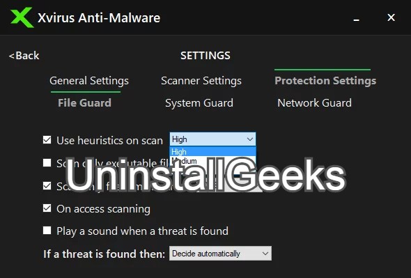 Uninstall Xvirus Anti-Malware